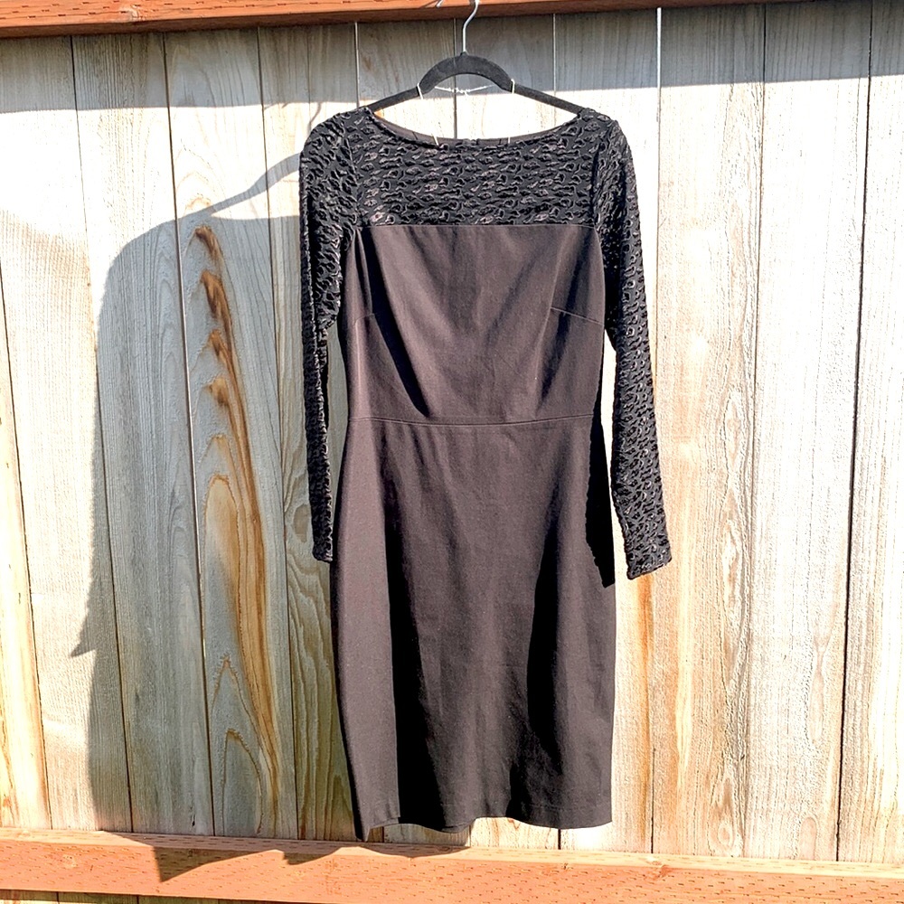 Roland Mouret black dress Banana Republic